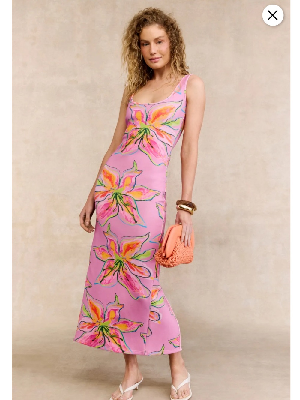 Summi Summi Scoop Neck Maxi Dress Size: S